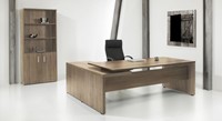 Directiebureau Oakwood XTR 230x172cm met zwevend aanbouwblad