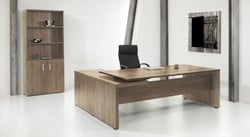Directiebureau Oakwood XTR 230x172cm met zwevend aanbouwblad