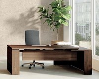 Directie hoekbureau met kast met opbergruimte Kara