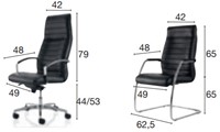 Directiestoel-leer