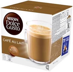 Nescafé Dolce Gusto cups Café au lait pak van 16 capsules