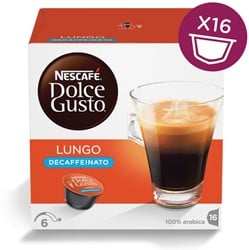 Nescafé Dolce Gusto cups Lungo Decaffeinato pak van 16 koffiepads