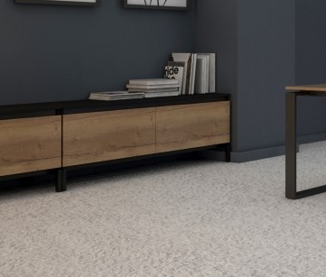 Laag dressoir industrieel ProLine Quad4 160x44x61cm