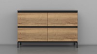 Dressoir kast industrieel ProLine Quad4 160 x 44 x 108cm