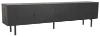 Dressoir mangohout zwart industrieel