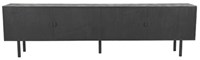 Dressoir mangohout zwart industrieel-3