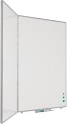 Drievlaks whiteboard 120x90cm emaille