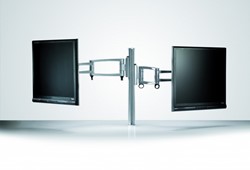 Monitorarm 2 schermen Markant Zoom 102 Twin