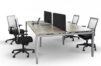 Bench bureau 4 werkplekken Proline Quad4