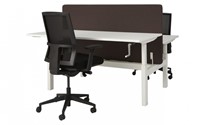 Duo bureau ergonomisch verstelbaar 2 werkplekken-2