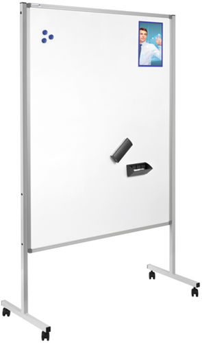Whiteboard prikbord verrijdbaar 150x120cm Legamaster-3