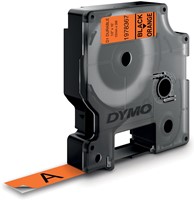 Dymo D1 duurzame tape 1978367 12mm zwart op oranje-2