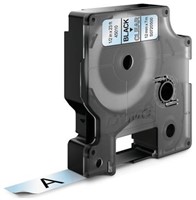 Dymo D1 tape 45010 12mm zwart op transparant-2