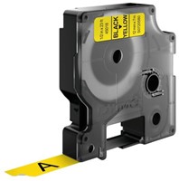 Dymo D1 tape 45018 12mm zwart op geel-2