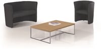 Salontafel voor kantoor of entree 110x70cm-2