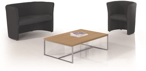 Salontafel voor kantoor of entree 110x70cm-2