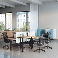 Duo zit sta bureau elektrisch verstelbaar AXEL Signature-2