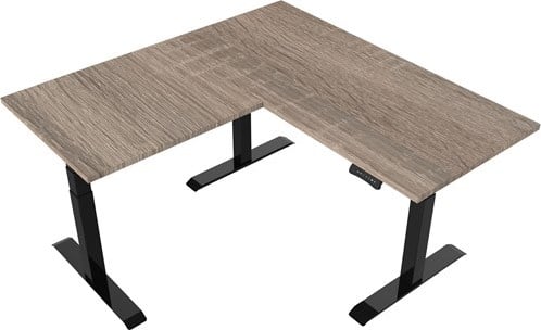 Zit sta hoekbureau elektrisch verstelbaar DeLuxe