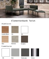 Elementenbank-Twist-bladkleuren