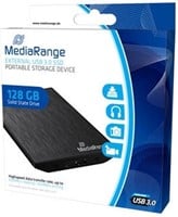 Externe SSD 128GB MediaRange USB 2.0 zwart