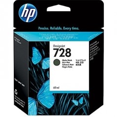 HP 728 cartridge mat zwart F9J68A 300ml EHC