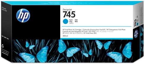 HP 745 cartridge cyaan F9K03A