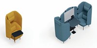 Fauteuil met hoge rug Margot-3