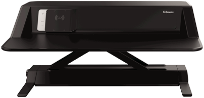 Zit-sta werkplek verhoger Fellowes Lotus DX zwart-3