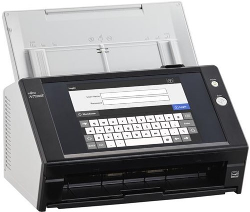 Document scanner Fujitsu N7100E met toetstenbord-2
