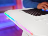 Gaming bureau Trust GXT 709 Luminus met kleuren LED verlichting wit-3