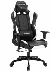 Gaming stoel Songmics PRO 9000 zwart-wit