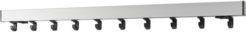 Wandkapstok voor 10 haken 100 cm-2