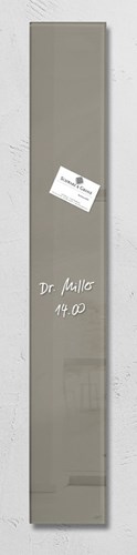 Glazen whiteboard Sigel Artverum 120x780x15mm taupe-2