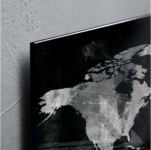 Magneetbord Wereldkaart Sigel Artverum 910x460x15mm-3