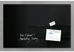 Glazen magneetbord Sigel Artverum 100x65cm zwart