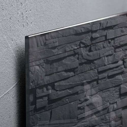 Glazen magneetbord Sigel Artverum 910x460x15mm leisteen-3