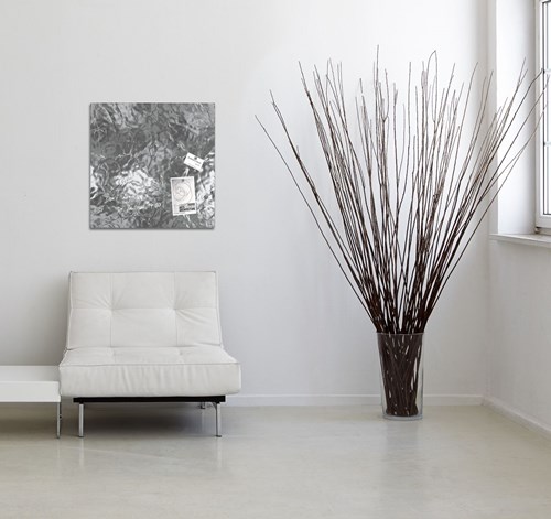 Magneetbord Sigel Artverum 480x480x15mm zilver-3