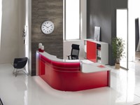 Balie met werkplek hoogglans First Impression-2