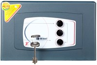 Kluisje Technomax Gold GMD 3 met sleutel en cijferslot 200 x 340 x 245