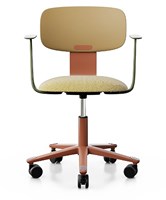 Hag Tion 2140 gestoffeerde zitting en kunststof rugleuning-2