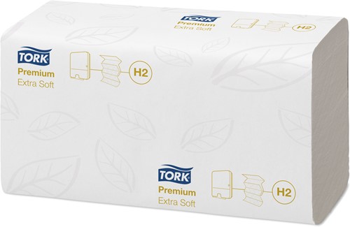 Papieren handdoekjes Tork Xpress H2 dubbellaags extra zacht-2