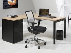 Hoekbureau ProLine Quad4 met haakse hoek