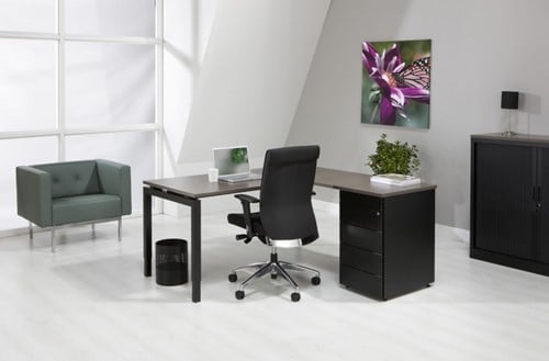 Hoekbureau 180x160cm met rechte hoek Quad4-2