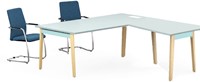 Hoek bureau Robin met houten poten-3