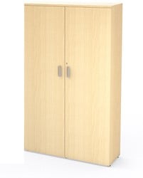 Hoge houten kantoorkast Armand 200cm hoog