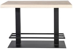 Massief eiken hoge tafel 140x 80 Durango