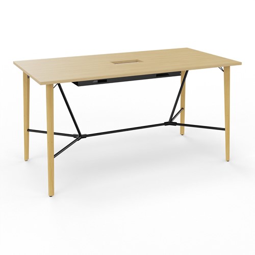 Hoge rechthoekige tafel 200x100 cm Robin-2