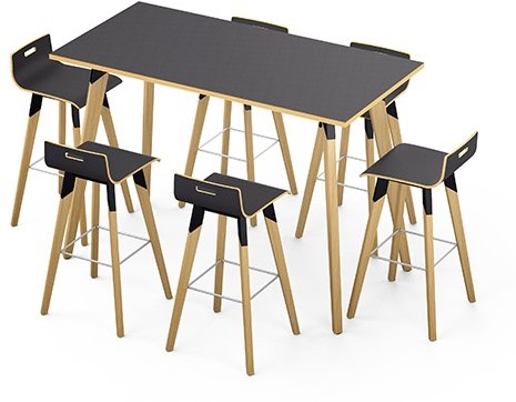Barkruk Evasion met houten poten-2