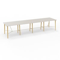 Hoge vergadertafel 16 personen 480x120 cm Robin-2