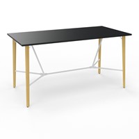 Hoge rechthoekige tafel 200x100 cm Robin-3